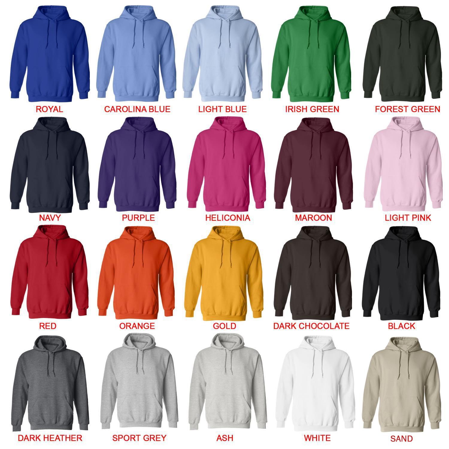 hoodie color chart - Photographer Gifts UK