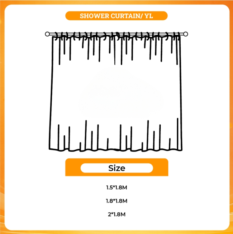 3D shower curtain - Photographer Gifts UK