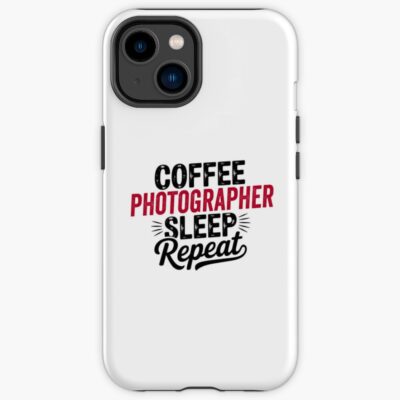 Coffee Photographer Sleep Repeat Life Iphone Case