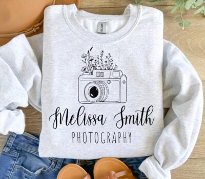 Photographer Wedding Studio Camera Custom Sweatshirt