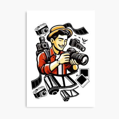 Photographer Creative Camera Life Poster