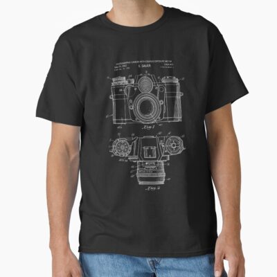 Vintage Camera Patent Blueprint 1962 T-shirt