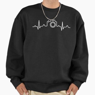 Camera Heartbeat Photography Life Design Sweatshirt