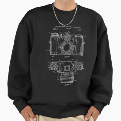 Vintage Camera Patent Blueprint 1962 Sweatshirt