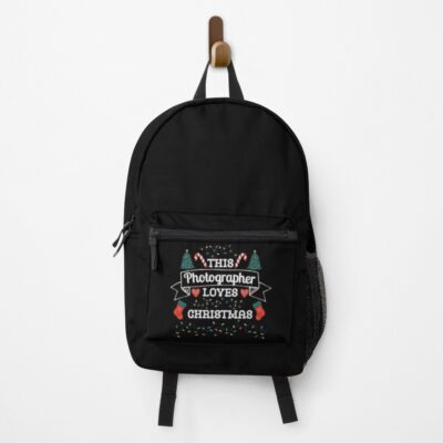 Photographer Loves Christmas Holiday Spirit Backpack