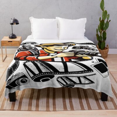 Photographer Creative Camera Life Throw Blanket