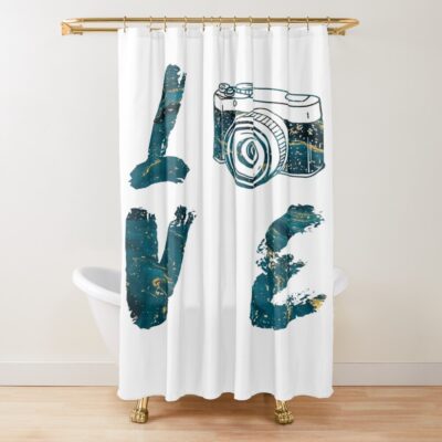 Freelance Photographer Profession Hobby Life Shower Curtain