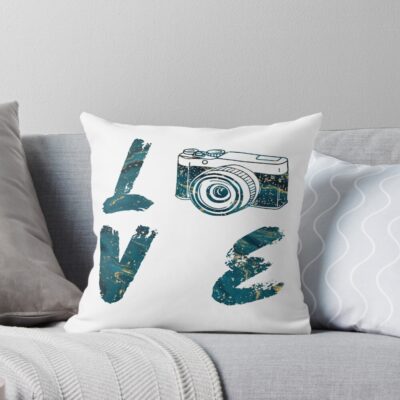 Freelance Photographer Profession Hobby Life Throw Pillow
